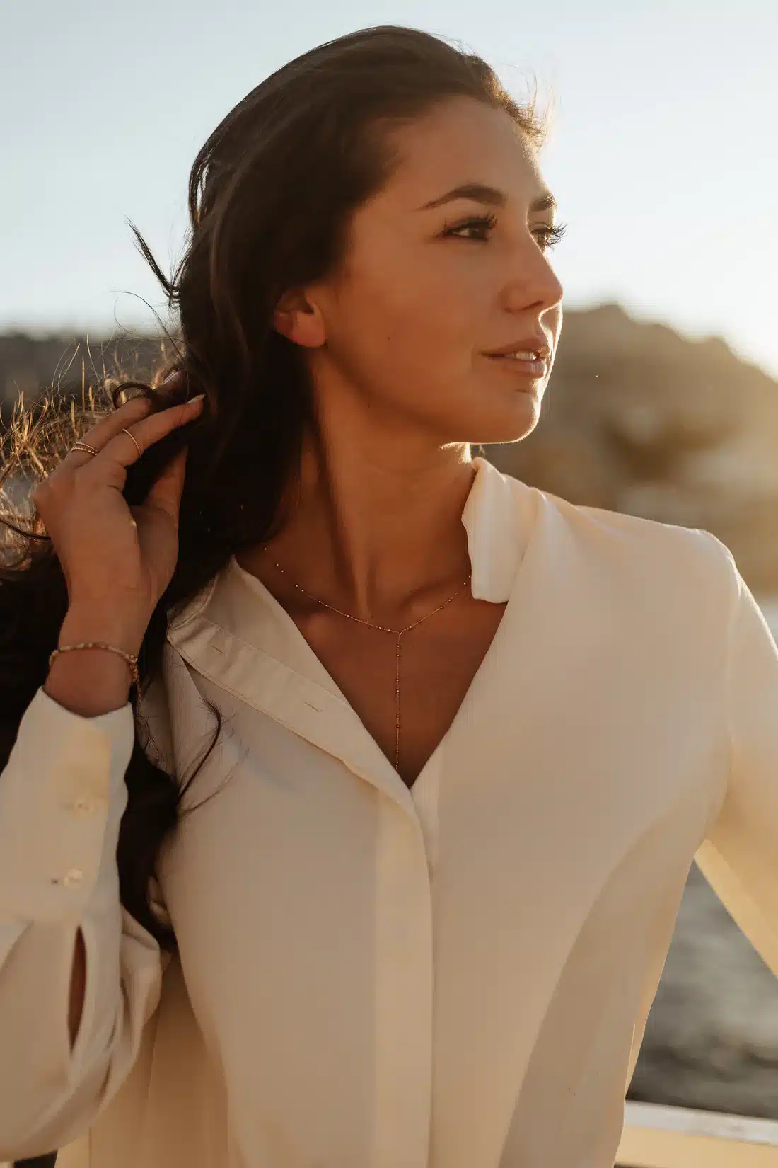 Collier Cravate Boules OR – Image 2