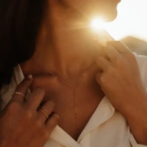 Collier Cravate Boules OR