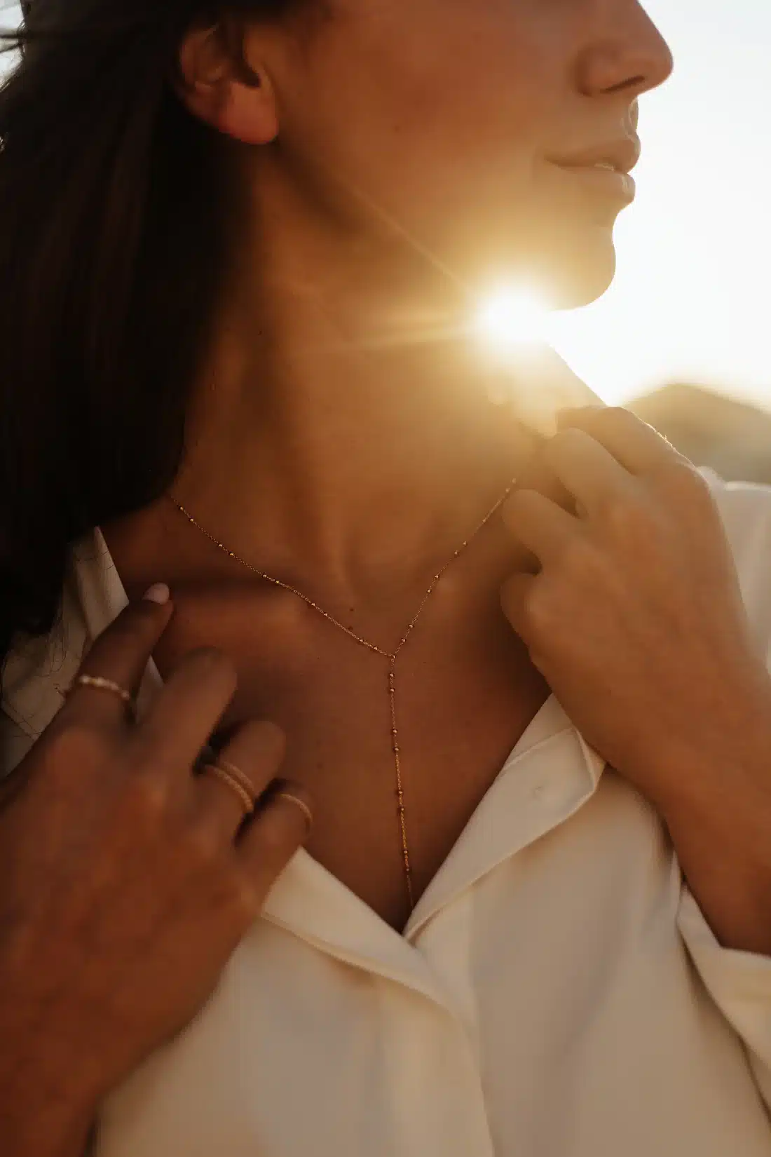 Collier Cravate Boules OR