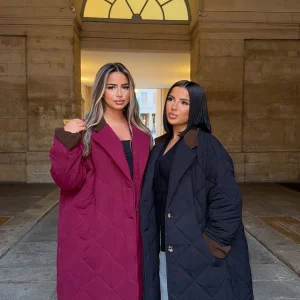 Manteaux long matelassé