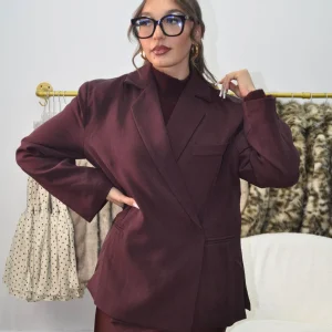 Blazer Bordeau Oversize