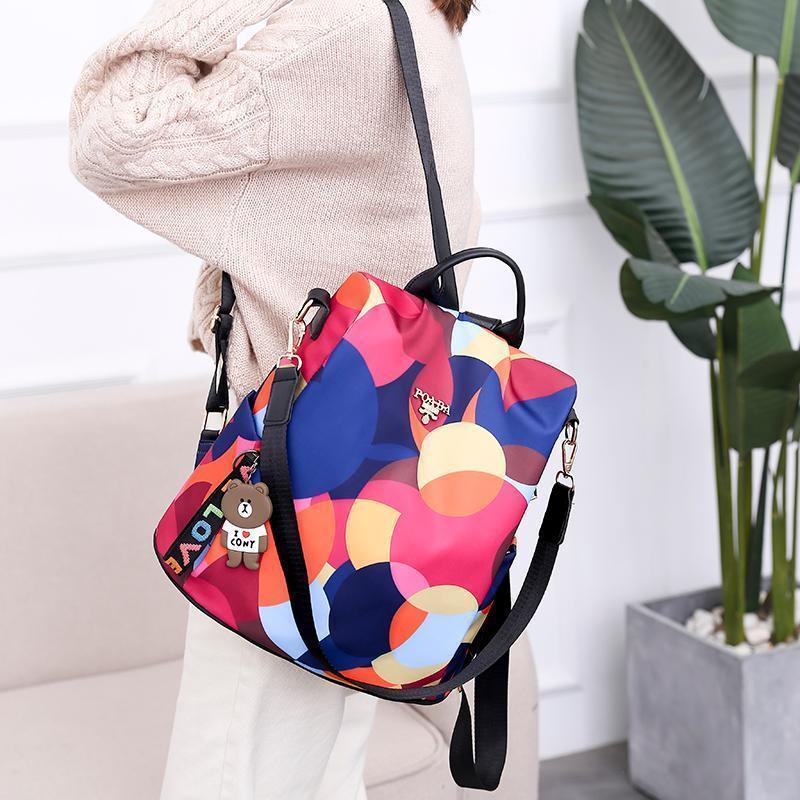 Sac à Dos Antivol Femme Multicolore – Image 6