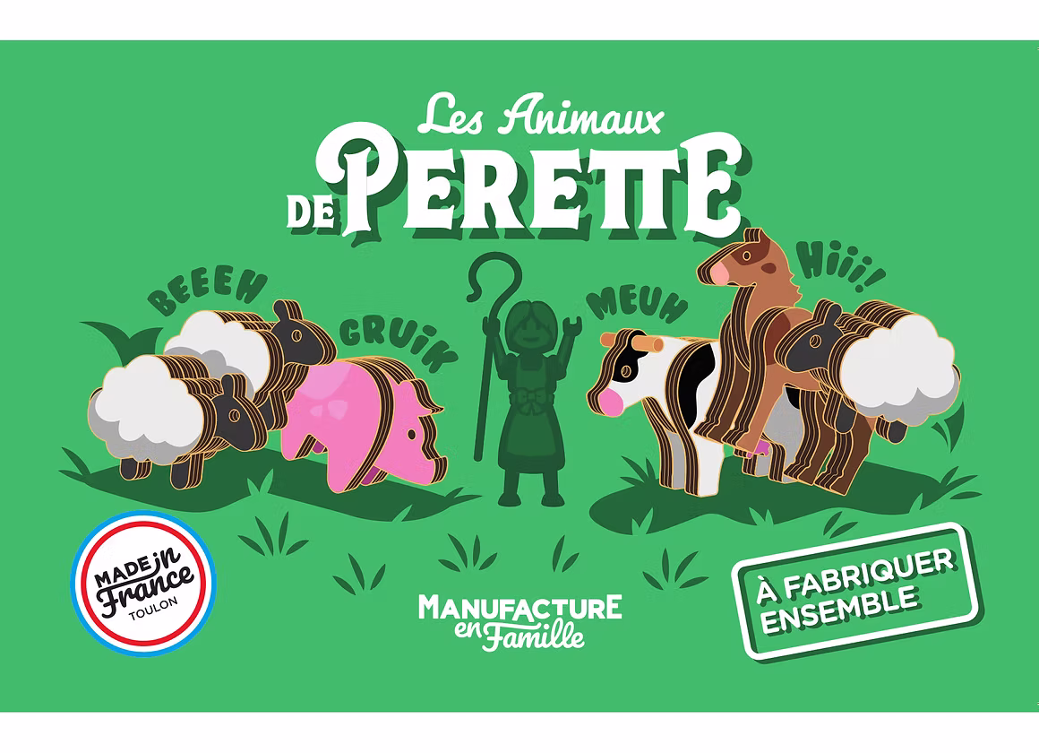 Les animaux de Perrette – Jeu atelier contruction