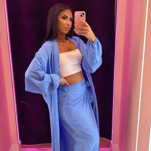 Ensemble kimono jupe