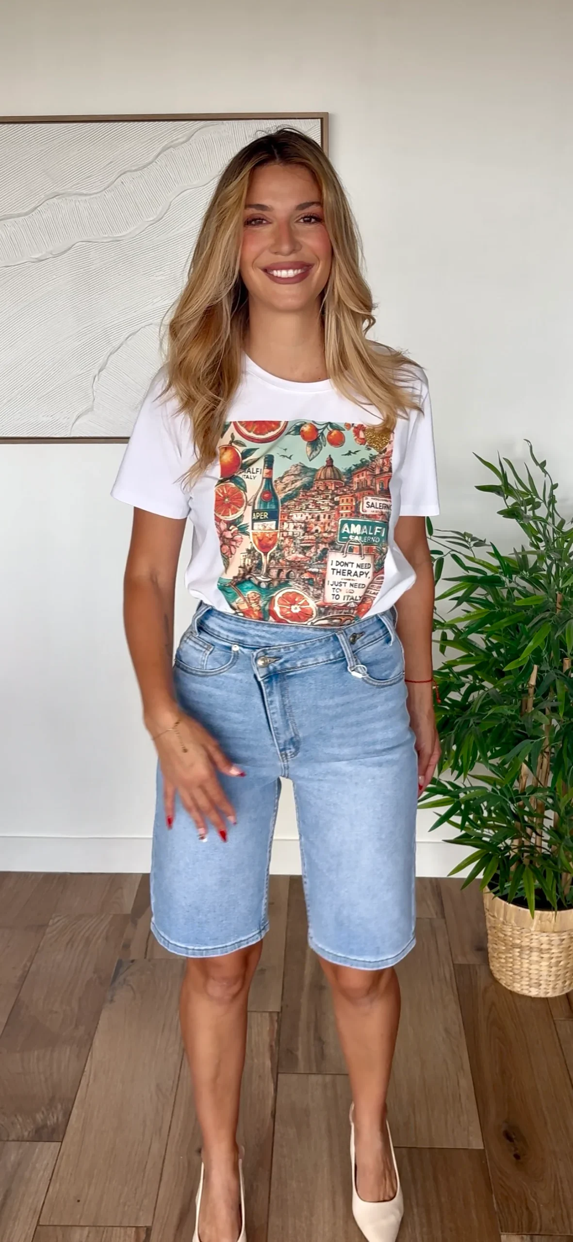 BERMUDA JEAN CROISÉ – Image 5