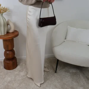 JUPE EXTRA LONGUE ECRUE ALMA