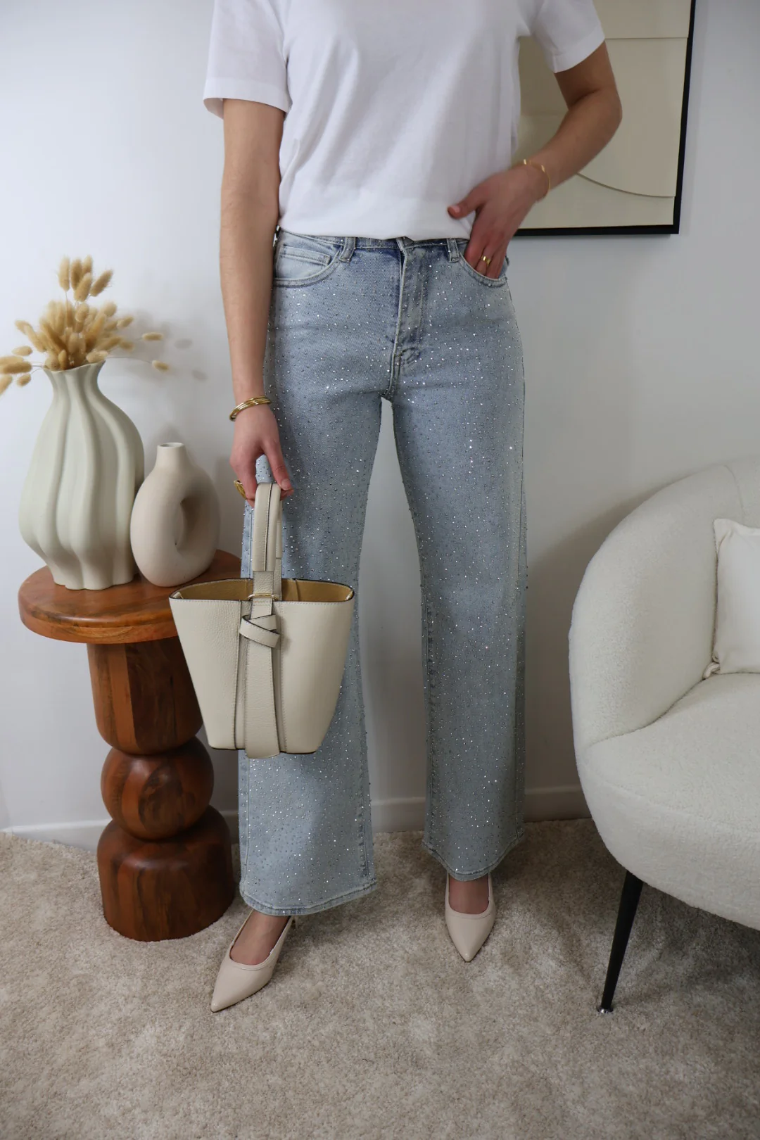 JEAN WIDE LEG STRASS – Image 9