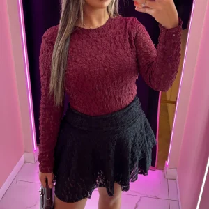 Jupe short dentelle Nora