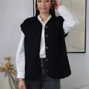 GILET NOIR ANDREA