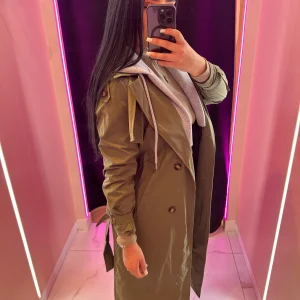 Veste trench à capuche