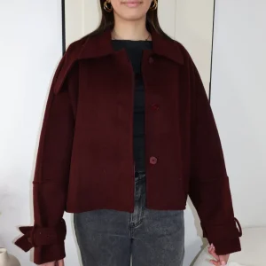 MANTEAU COURT PURE LAINE JADE PREMIUM