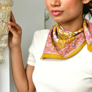 Petit foulard CALYPSO Caramel