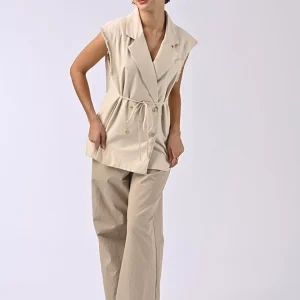 Veste sans manches Andre Blanc