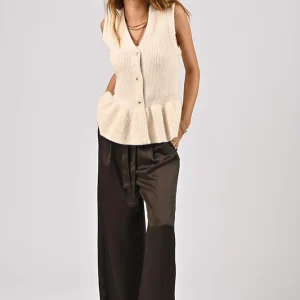 Gilet zippé Ayline Beige