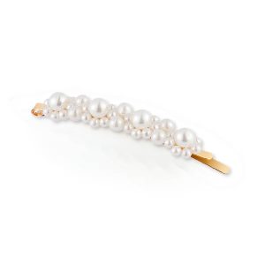 Barrette Plate Perles Femme LEONIE