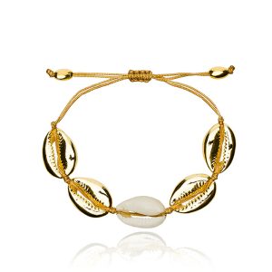 Bracelet Cauri Or