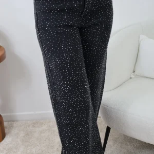 JEAN WIDE LEG STRASS