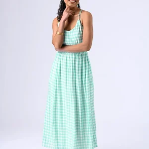 Robe Charlène verte