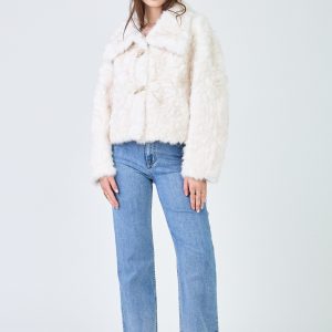 CLEO - Veste en fausse fourrure