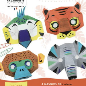 Kit créatif masques de la jungle – pirouette cacahouette