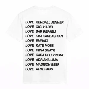Tee Shirt Unisexe Blanc Love