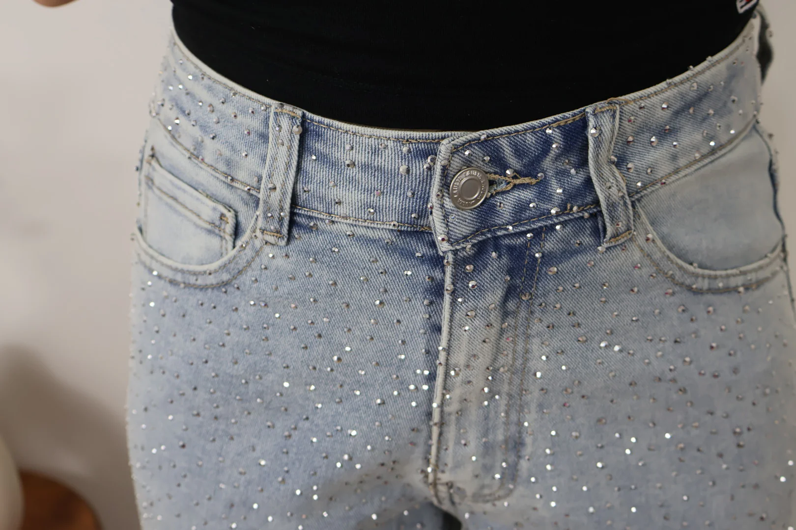 JEAN WIDE LEG STRASS – Image 6