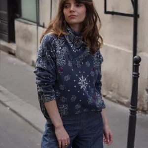 Pull Linda Bandana aux Broderies