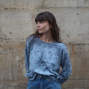 Pull Linda Bandana aux motifs Chat