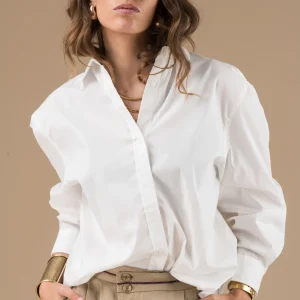 Chemise Daria Blanc à manches longues