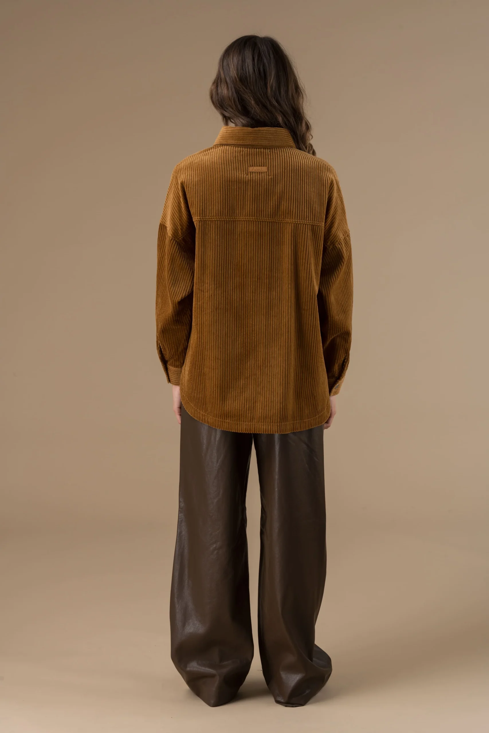 Chemise Bertie Camel manches longues – Image 2