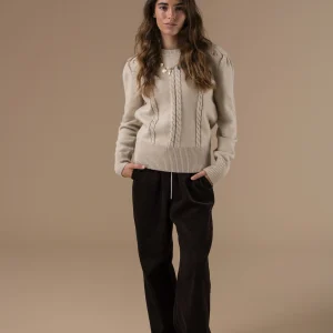 Pantalon Cleo velours côtelé esprit tailleur