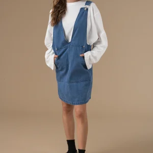 Robe salopette Paulina en coton