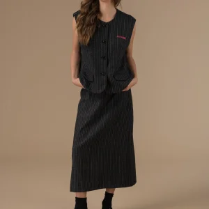 Jupe Camelia midi portefeuille