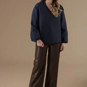 Top Ambroise réversible à manches longues