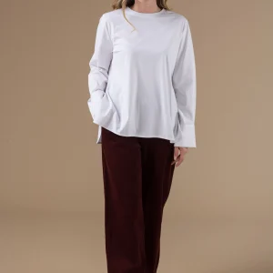 Top Magdalena manches longues marine ou écru