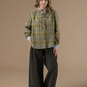 Chemise Alya manches longues à carreaux