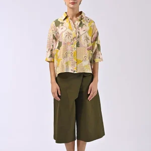 Chemise manches courtes Ezekiel Jaune