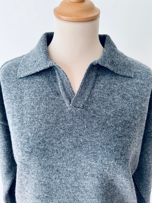 Ensemble Pull et Pantalon – Ensemble Pantalon Maille Femme en Laine 100% Naturelle – Ensemble 2-pièces en laine mérinos – Pauline – Image 3