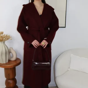 MANTEAU LAINE BERGUNDY LAINE LARA PREMIUM