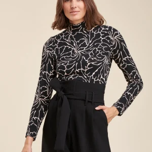 Tee-shirt en jersey à imprimé floral en viscose Ecovero