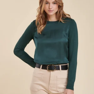 Tee-shirt bi-matière