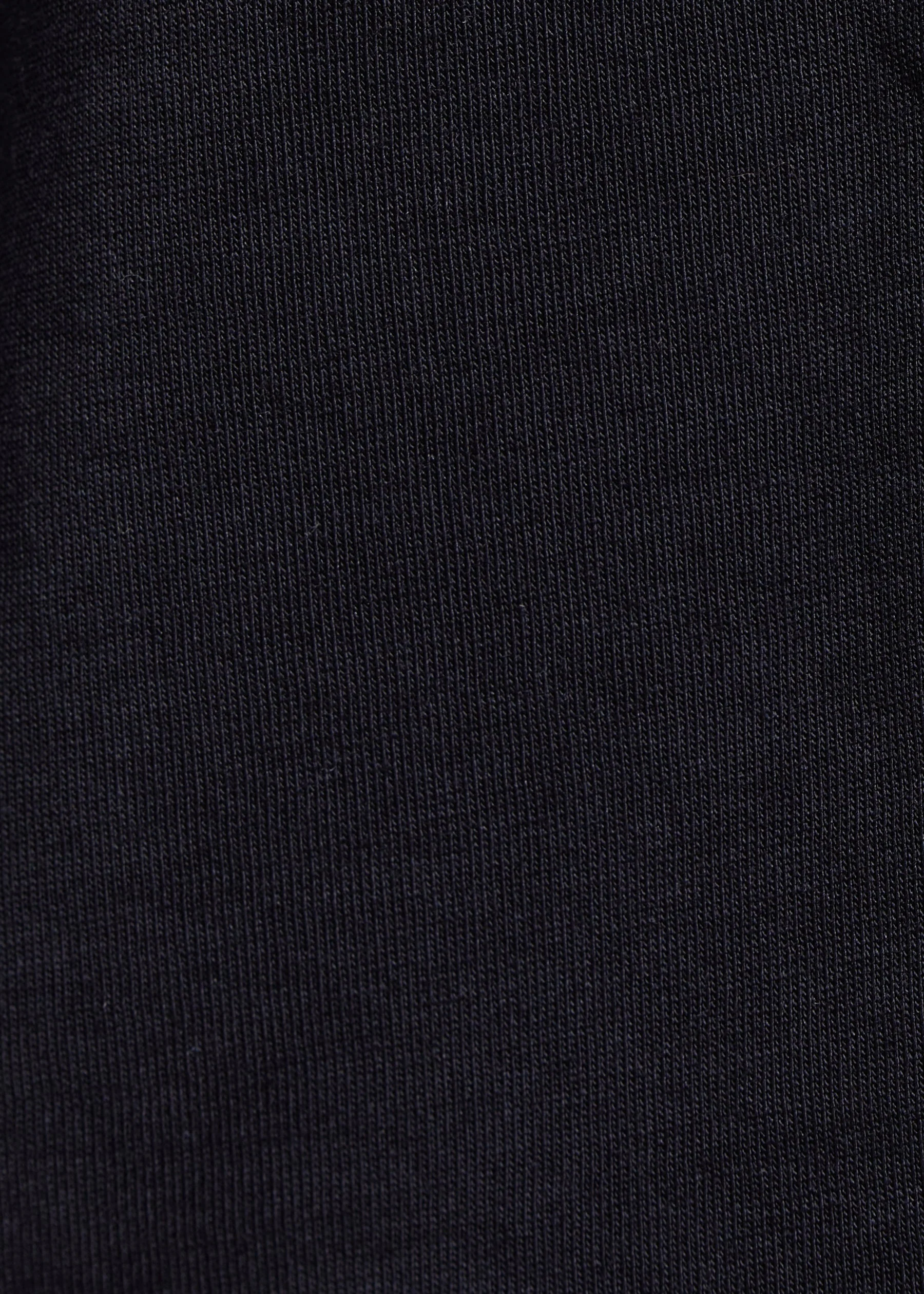 T-shirt blousant noir en lyocell manches longues – Image 4