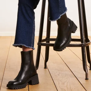 Boots noires à talons