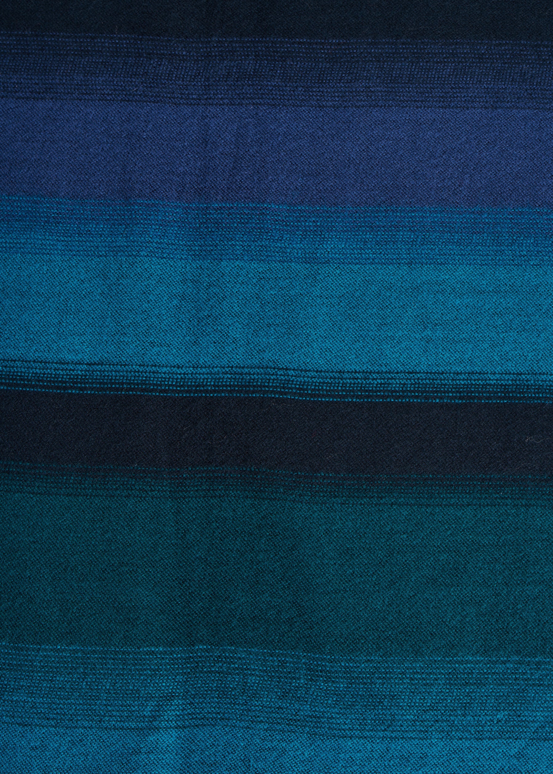 Écharpe tie & dye bleu pétrole – Image 2