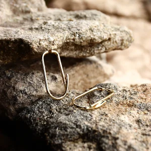 Boucles d'oreilles créoles dorées