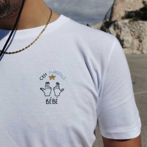 T-shirt C&rsquo;est Marseille Bébé Jul