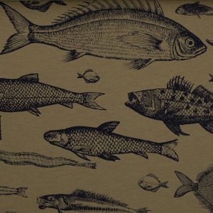 Fish Study – Tissu French Terry – par 50cm – See You At Six