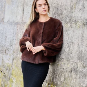 GABRIELLA - Veste en fausse fourrure