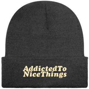 Bonnet à Revers noir basics