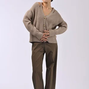 Cardigan Guillaume Taupe